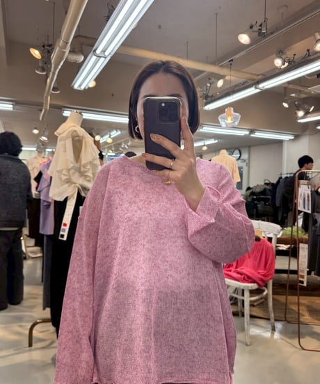 【cafune&PASSIONE 26SS】26964　メッシュニットプルオーバー