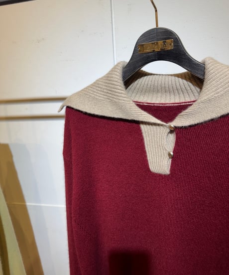 【Lallia Mu 26AW】2614444 セーラーカラーニット