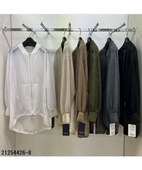 【ATELIER SIX】 21254426 メッシュ 異素材 MA-1