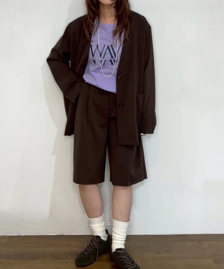 【PRIORITY 26SS】P61042 HW WAVE T-shirt