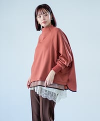 【Lallia Mu 26AW】2614510 ソフトサーモフレアプルオーバー