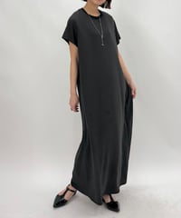 【cafune】525101 mat stretch georgette relax onepiece