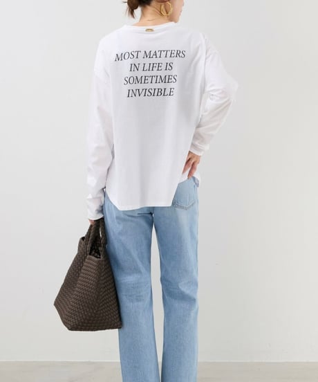 【MICA&DEAL】0125309245 バックプリントロゴロングT-shirt