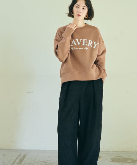 【ruxe 26AW】2634561 BRAVER-Print スウェット