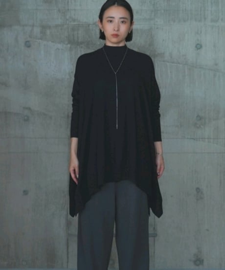 【RILATO 25AW】 R25407 ハイネックニットポンチョ