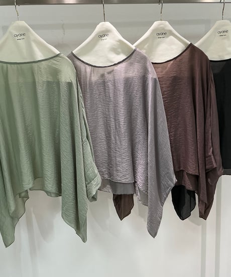 【ayane 26AW】 856746 シアーポンチョ