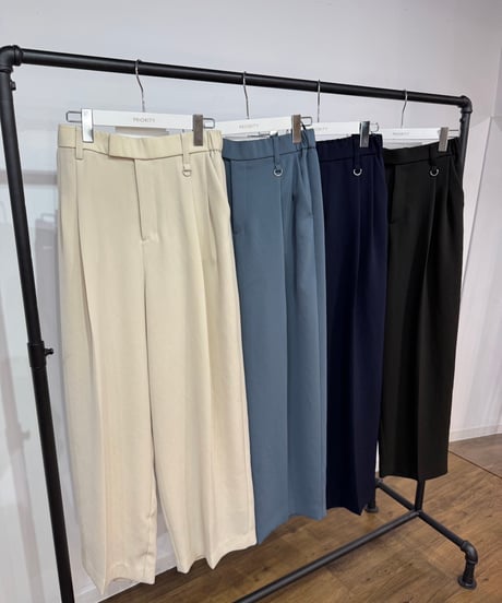 【PRIORITY 26AW】P66231IT ダブルタックパンツ