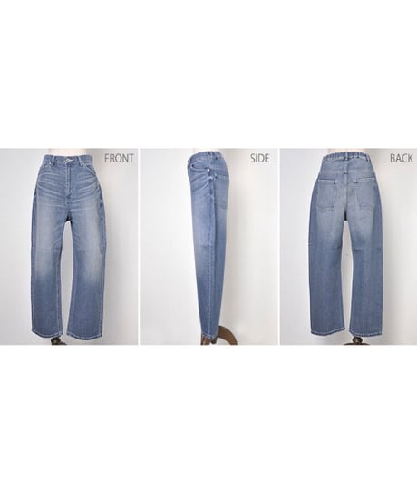 【VENT BLANC+（ヴァンブラン プリュス　）】 VBP191304 12Oz DENIM コクーンパンツ