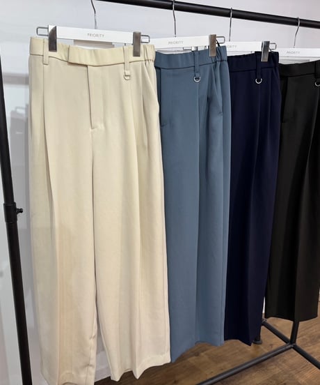 【PRIORITY 26AW】P66231IT ダブルタックパンツ