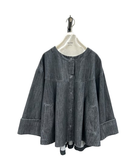【ayane 26AW】  856709　ダンガリーフレアブラウスジャケット