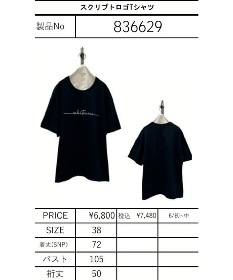 全国送料185円【ayane】836629　スクリプトロゴTシャツ