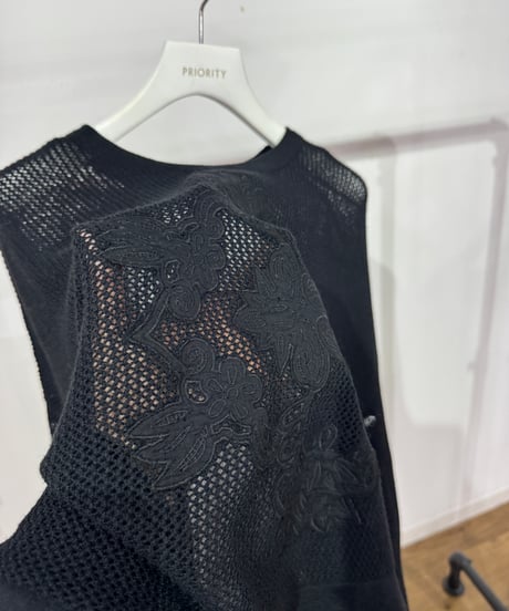 【PRIORITY 26AW】 P67003KR 刺繍メッシュ PO