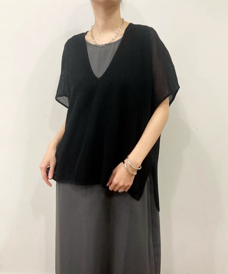 【sirodelabonte】R523106 mesh vest hightwist cotton