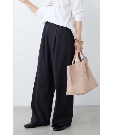 【MICA&DEAL】 0126103013 ドライタッチワンタックパンツ