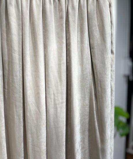 【cafune】535623 silk touch polyester wide easy pants