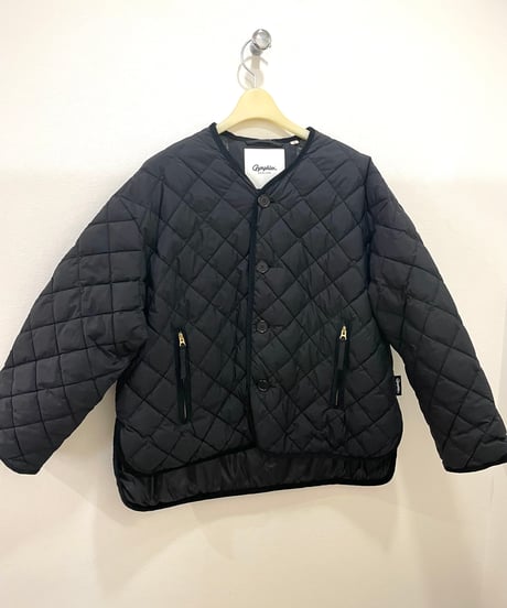 【GYMPHLEX/ジムフレックス】　 GY-A0431 NYM キルトダウンカラーレスジャケット　 QUILT DOWN COLLARLESS JACKET
