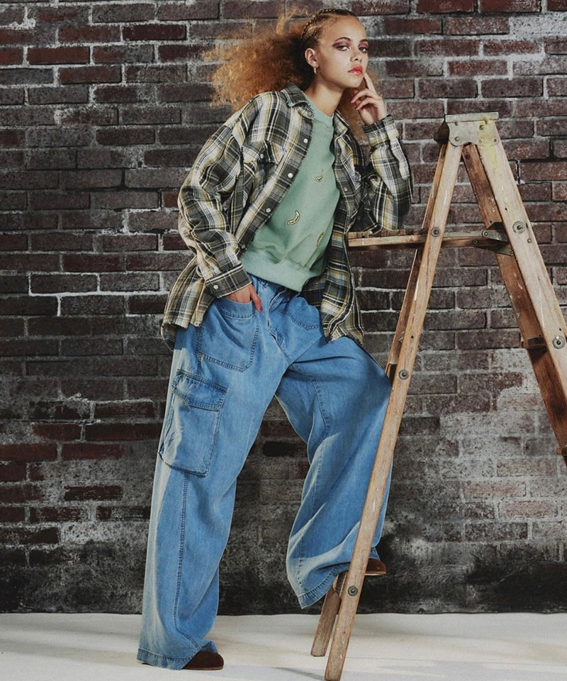 DOUBLE STANDARD CLOTHING】0208330253 バナナ刺繍スウェット