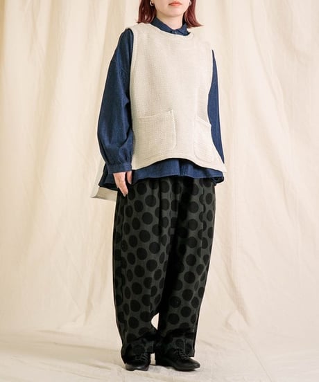 【Brocante / ブロカント】38-0280Z オリジナルツイード ポッシュブトンジレ