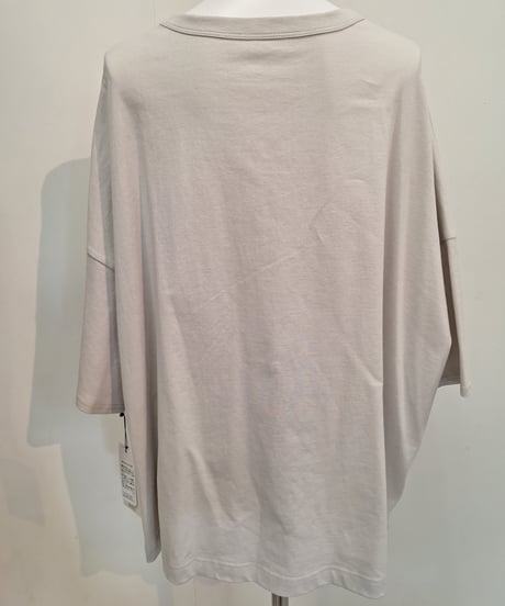 【ATELIER SIX】 21254485 CLASSIC 8分袖天竺ロゴワイドT