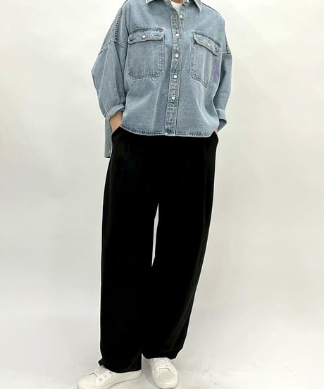 【cafune&PASSIONE 26PREFALL 】  36413　デニムシャツ