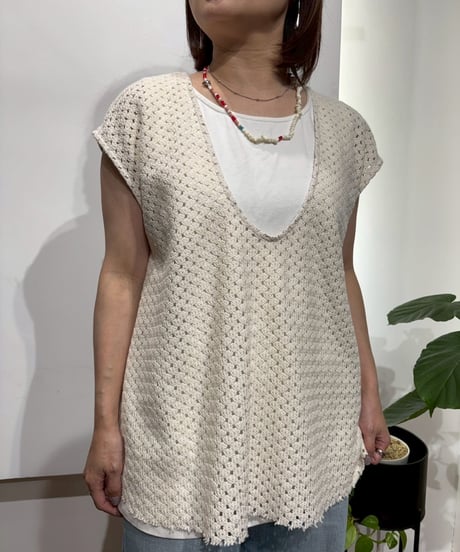 【LE MÉLANGE】8618002 PINK BEADS NECKLACE&BRACELET