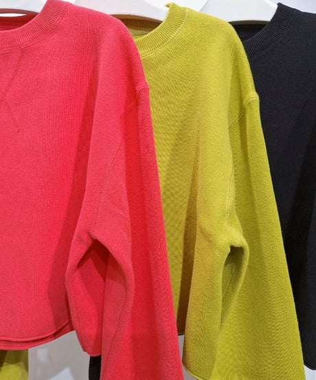 【PASSIONE】546910 コットンショート丈ニット