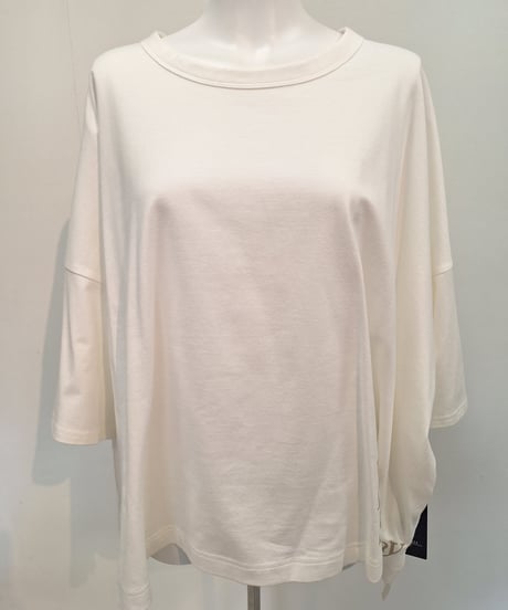 【ATELIER SIX】 21254485 CLASSIC 8分袖天竺ロゴワイドT