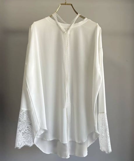 【MARGAUX VINTAGE】CT - 26091 - A　シアーロンTEEカフスレース