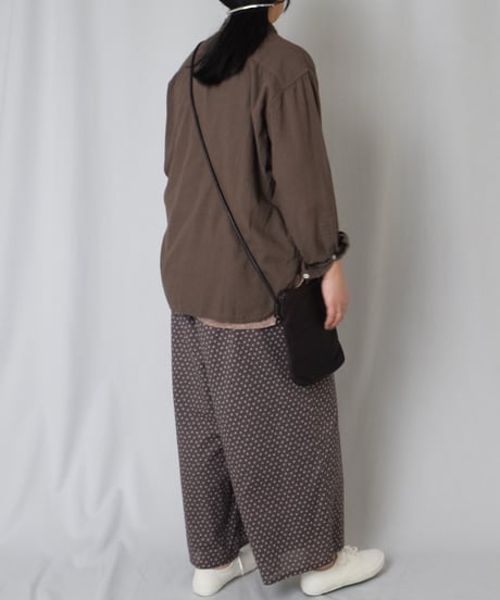 【ARMEN】INAM2502G3D OVERDYE UTILITY REGULAR COLLAR SHIRT