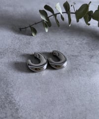 【charmaer】  226501 ステンレスボリュームフープピアス