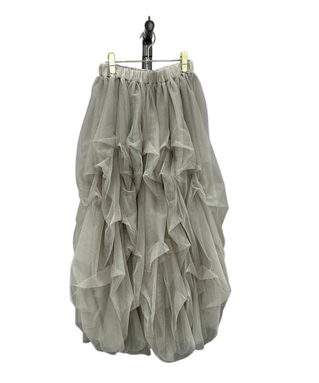 【ayane 26AW】 数量限定　 856703　タックチュールロングスカート