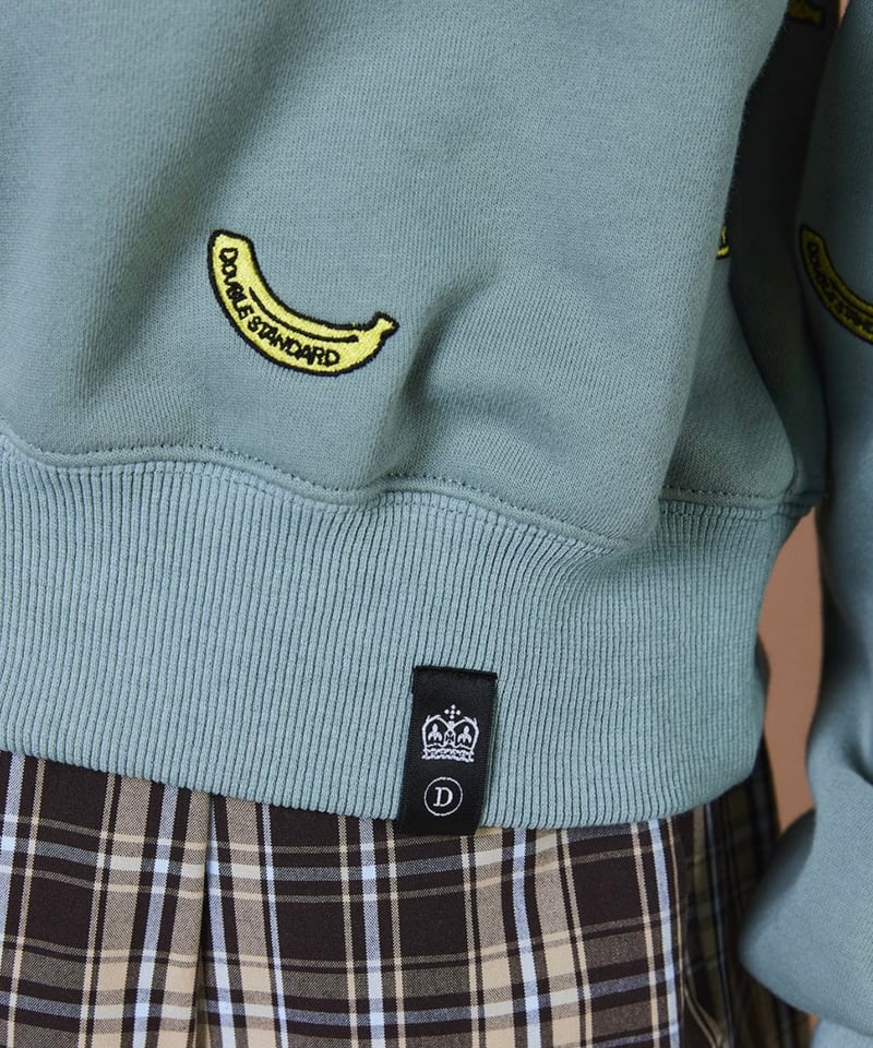 DOUBLE STANDARD CLOTHING】0208330253 バナナ刺繍スウェット