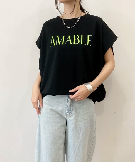 【sirodelabonte】R513221 AMABLE tuck sleeve Tshirt