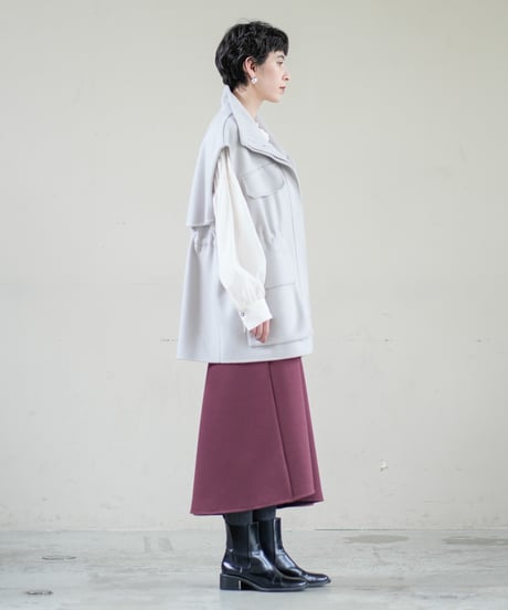 【Lallia Mu 26AW】2613200 リバーベストジャケット