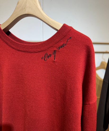 4【ruxe 26AW】2634420 2WAYロゴニット