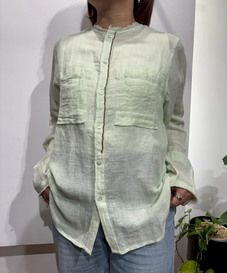 【LE MÉLANGE】8613209 クルーネックシャツ