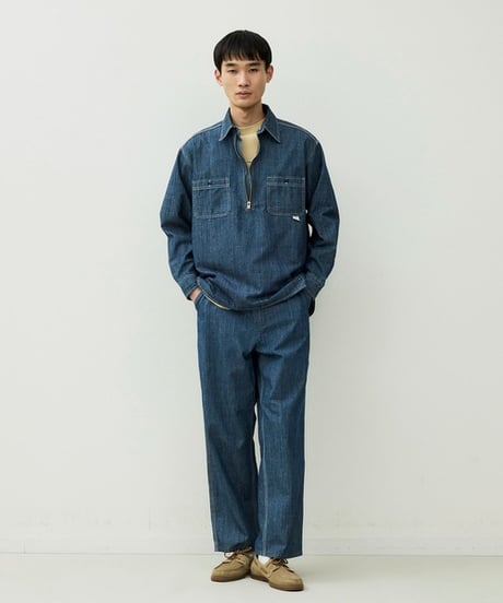 【JOHNBULL】 HE253S03 UNION HERCULES MADE ハーフZIPシャツ