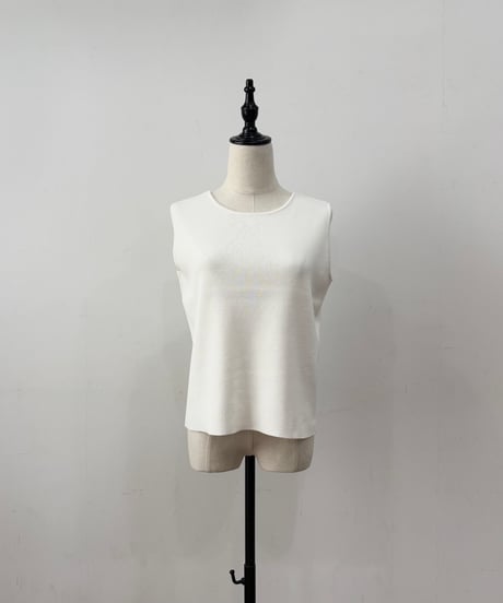 【siro de labonte】R613108 2way kami knit tank 30s/2silketcotton