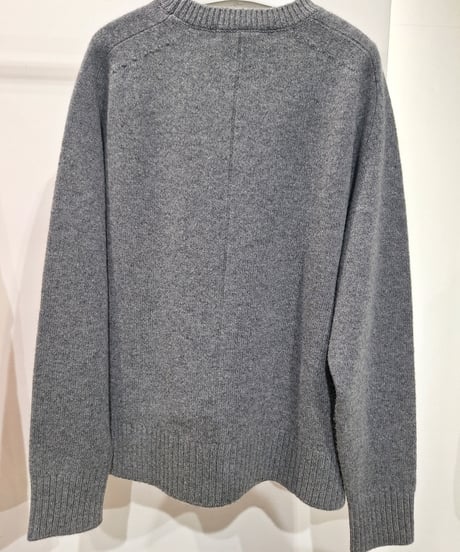 【EMMACURATE】2254K-01395　クルーネックプルオーバー7G天竺ホールガーメント