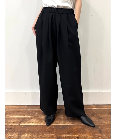 【sirodelabonte 】R543308 tuck easy pants  stretch twill