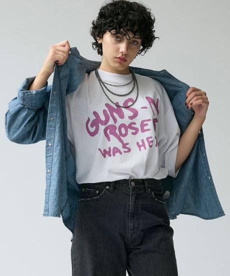 【JOHNBULL】 アーティストTシャツ（GUNS N＇ ROSES／WAS HERE） JT253C26