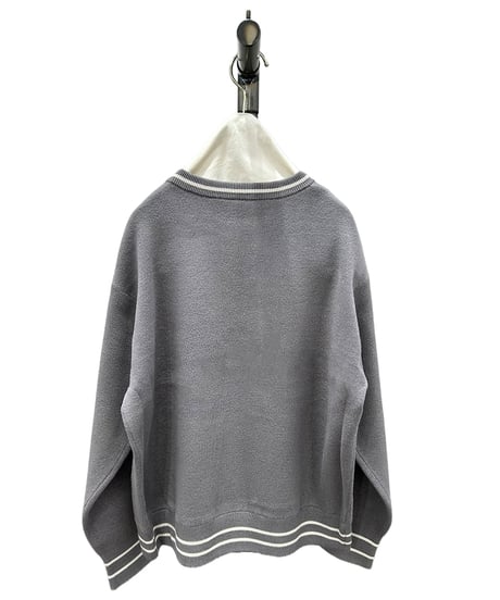 【ayane 26AW】  856732 ロゴジップアップニットブルゾン
