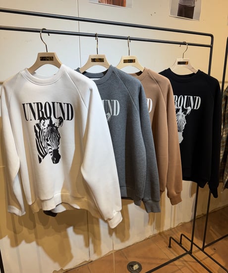 7【ruxe 26AW】2634560 ZEBRA-Print スウェット