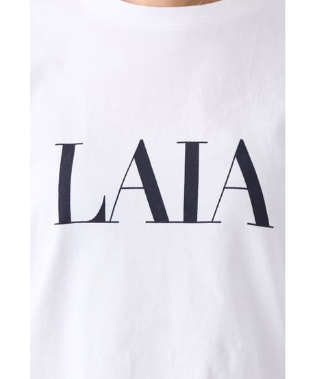 【MICA&DEAL】 0126209101 "LAIA"ロゴヘムラウンドT-shirt