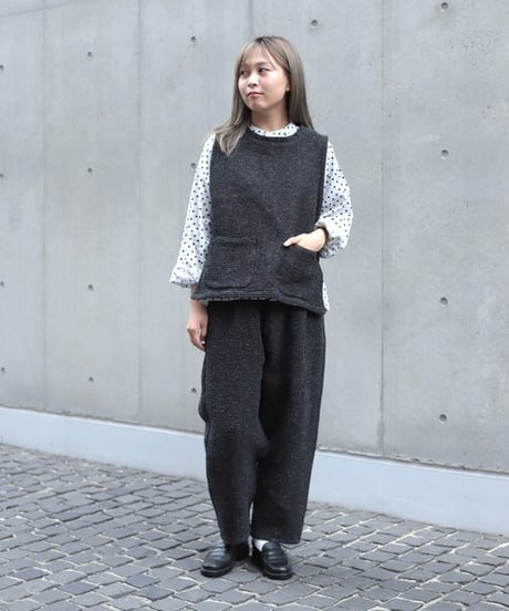 【Brocante / ブロカント】38-0280Z オリジナルツイード ポッシュブトンジレ