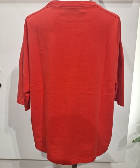 全国送料185円【SUGARROSE】269333 箔プリント切り替えTシャツ