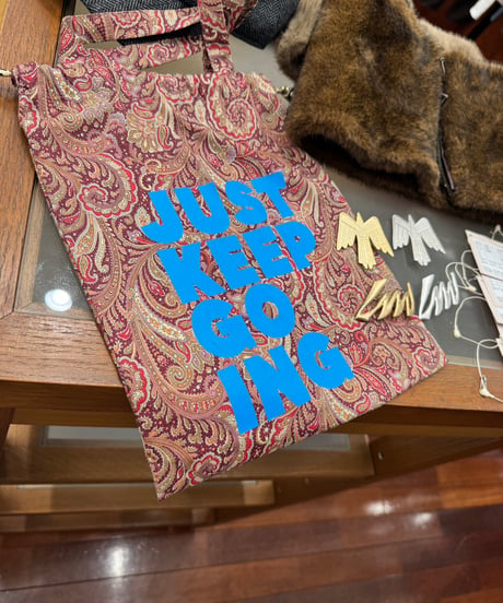 【LE MÉLANGE 26AW】  8648002 COTTON PAISLEY PRINT bag
