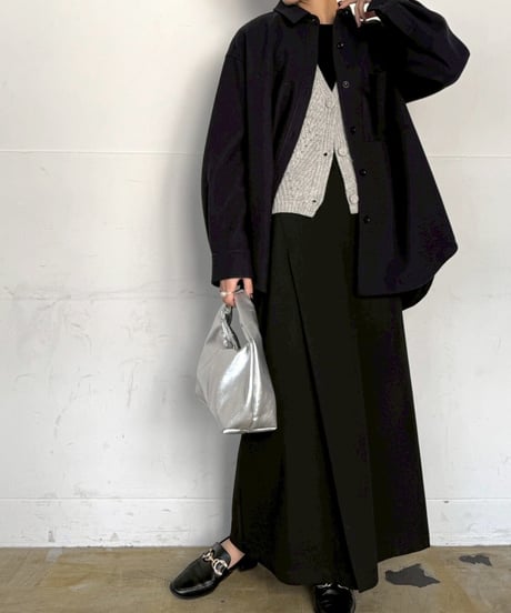 【cafune】545404 W jersey shirts blouson