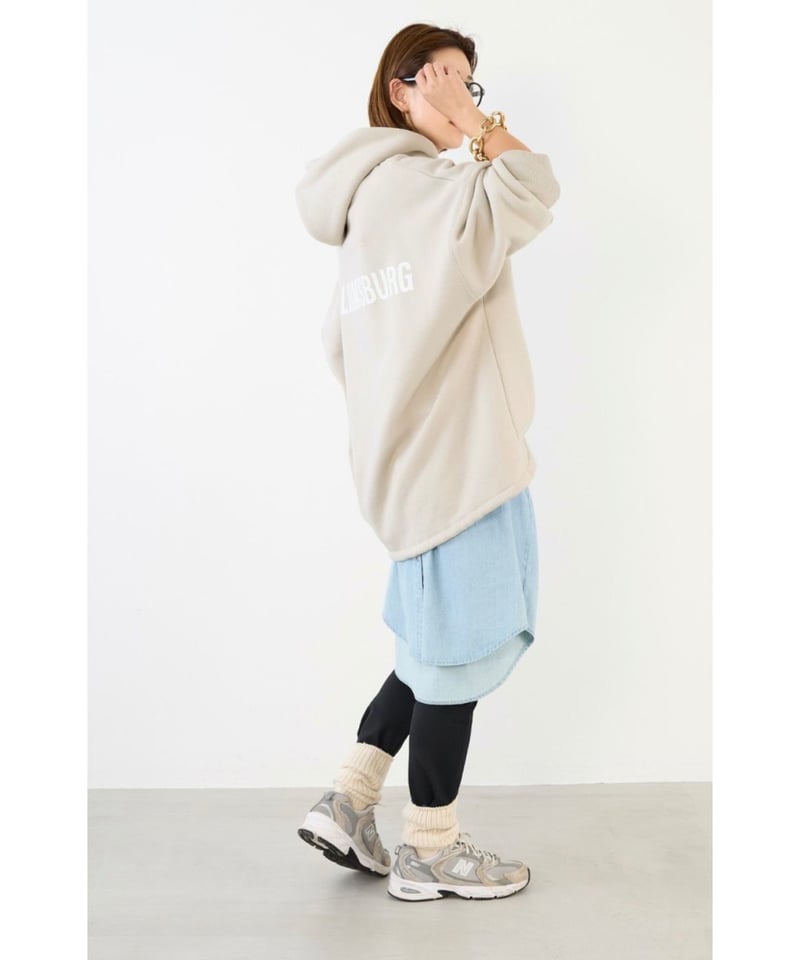 MICA&DEAL】0125409335 裏起毛ビッグロゴフーディー | selectshopB5