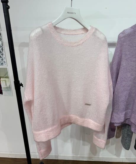【PRIORITY 26AW】P67007KR モヘヤニット T